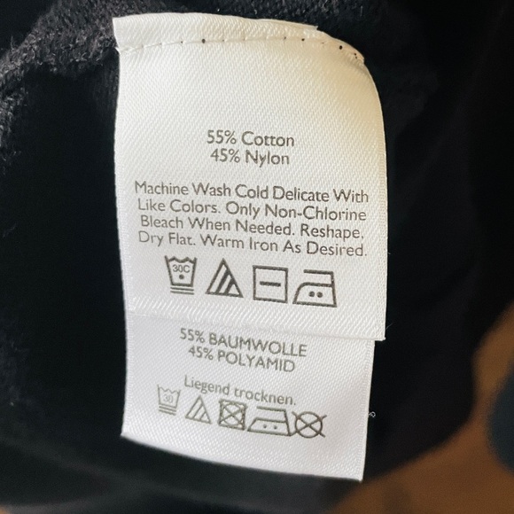 Eddie Bauer women’s long sleeve button cardigan sweater jeweled buttons L black - Picture 9 of 9